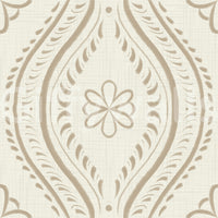 Elegant safari wallpaper with a bright ogee twist

