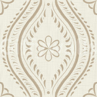 Elegant safari wallpaper with a bright ogee twist

