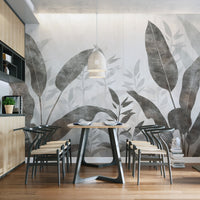 Elegant leaves wallpaper for modern rooms
