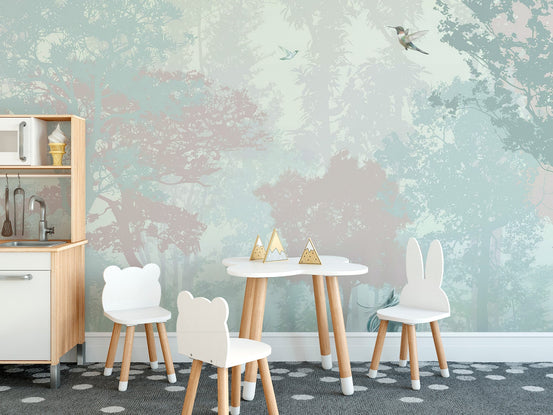 Fairy Forest wallpaper for kids C422