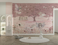 A peaceful wall mural with a whimsical, magical forest design. GD4164
