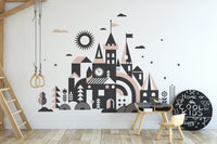 Fairy Tale Kingdom Mural Wallpaper A699