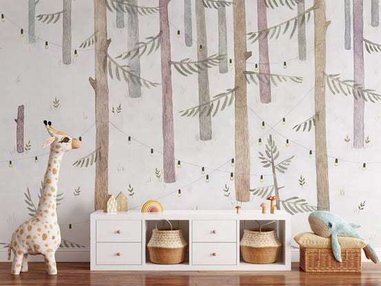 Fairy Tale Woodland Wallpaper Mural C308