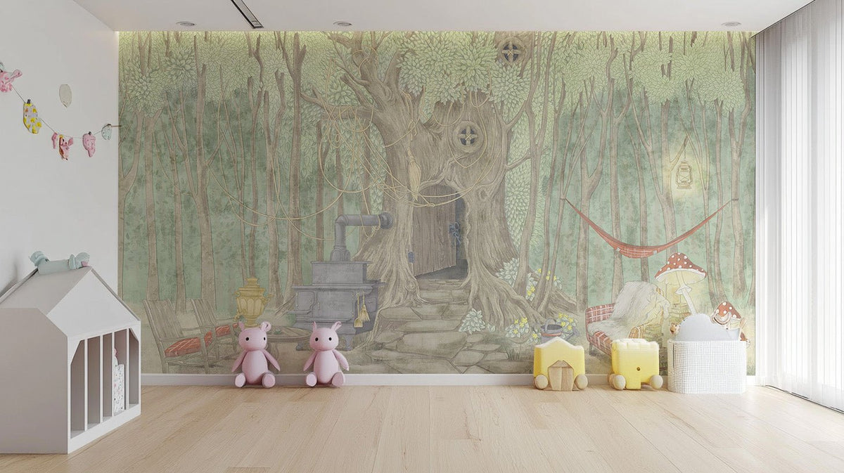 Fairyland Cascade wallpaper: enchanting for a kids' room C337