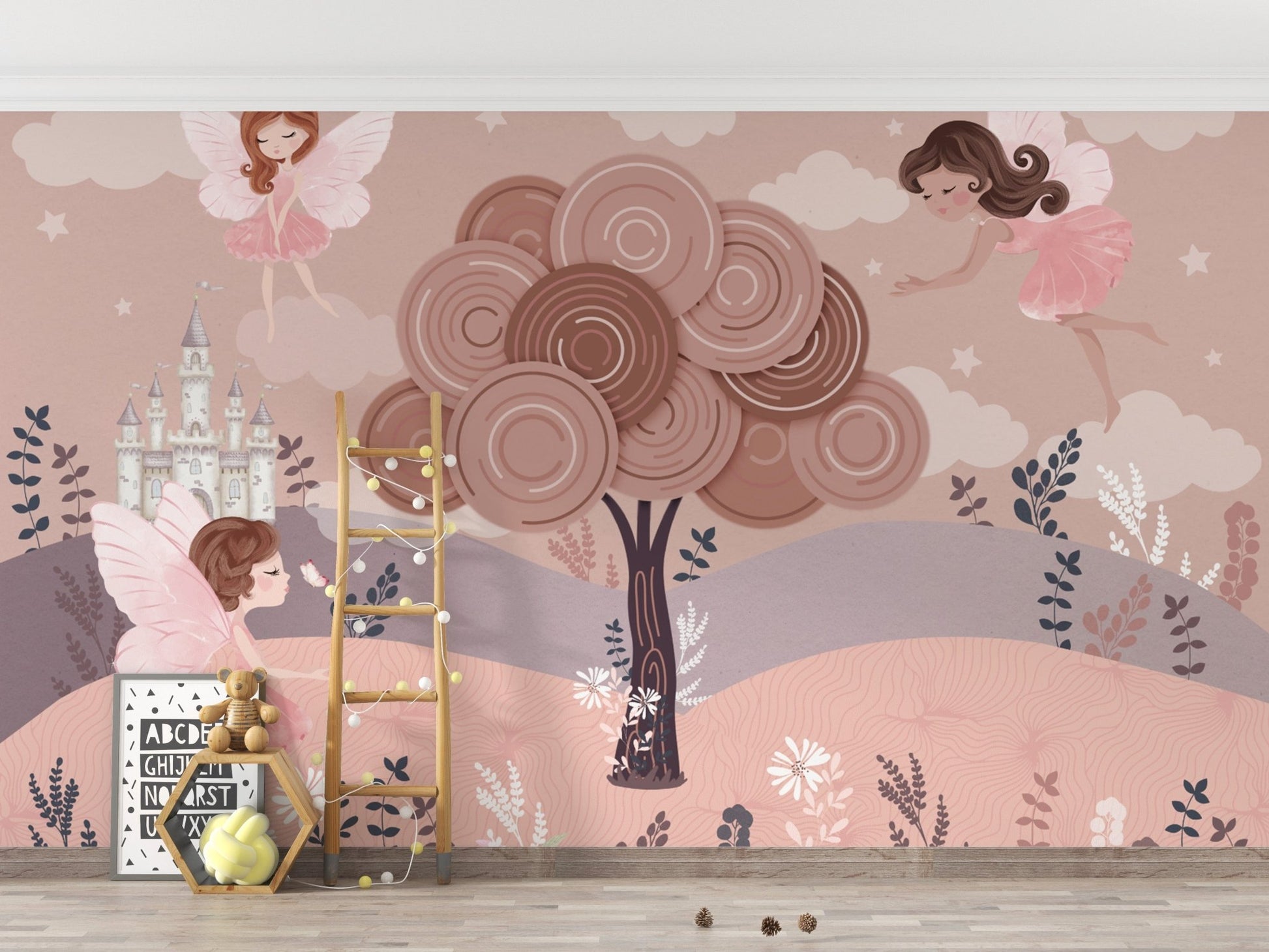 Girls wallpaper featuring dreamy castle
