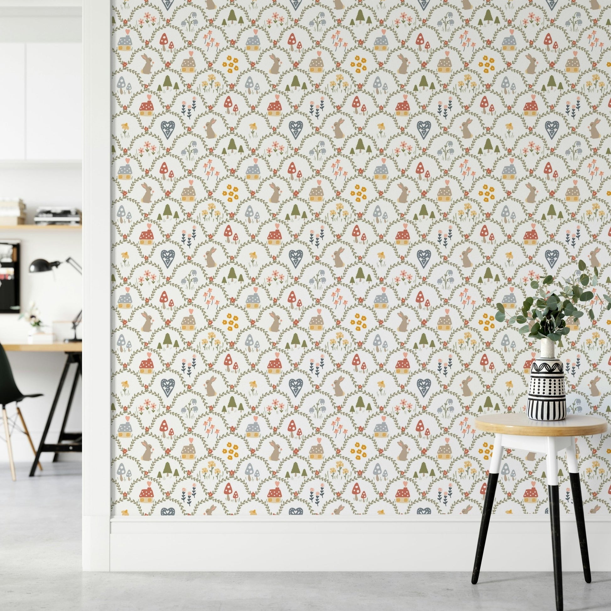 Fairytale flower field design


