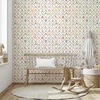 Fairytale meadow floral pattern

