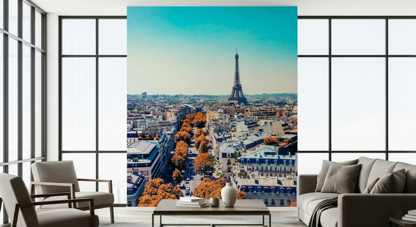 Fall in Paris Wall Mural