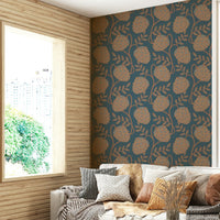 Modern Art Nouveau floral pattern.

