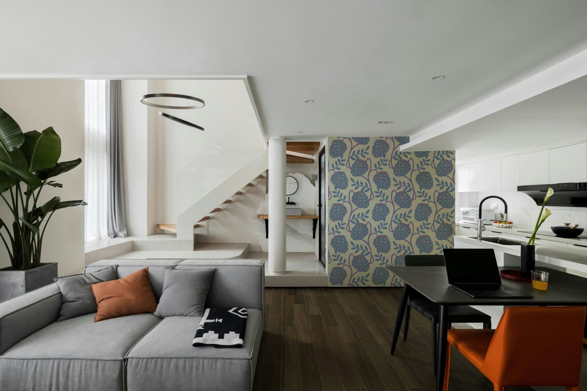 Elegant and inviting aesthetic.

