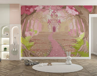 Fantasy castle wallpaper Mural - Giffywalls