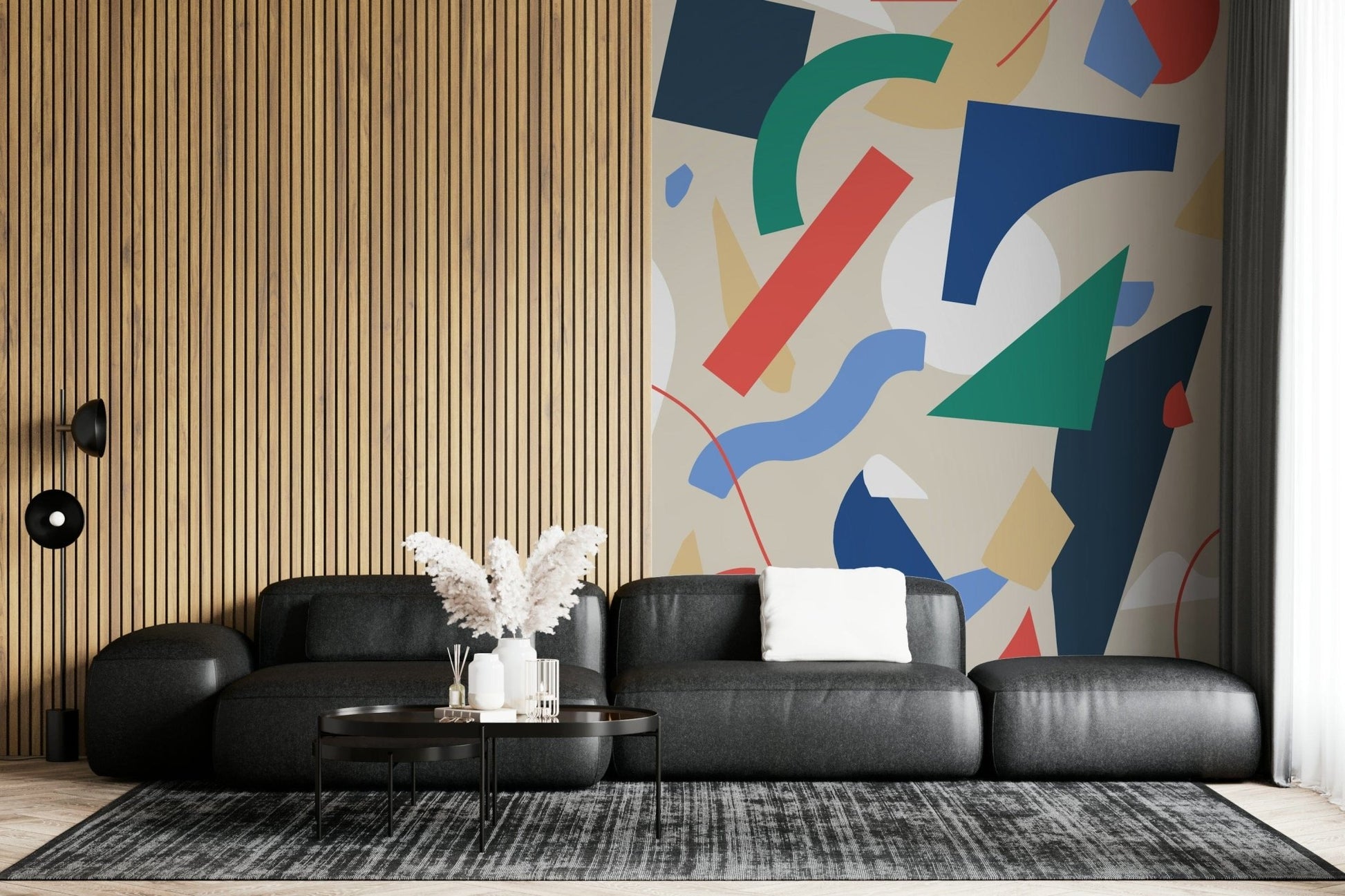 A high-quality abstract print wall mural for walls., GD5384