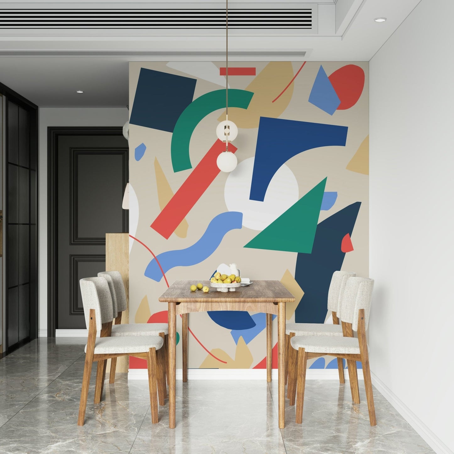 A serene enchanting forest wall mural for your decor., GD5384