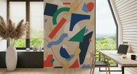 A beautiful modern art wall mural of delicate lines., GD5384