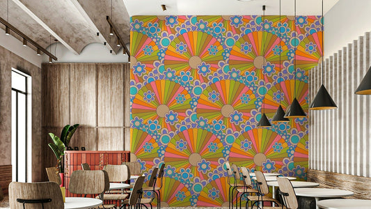 Colorful and bold wallpaper
