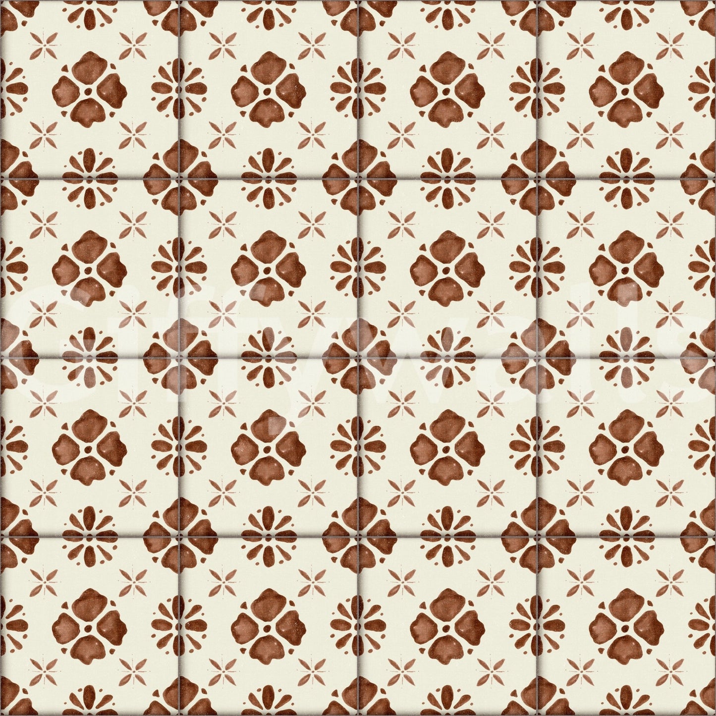 Vintage clay-tone wallpaper for cozy guest room walls, GD8387