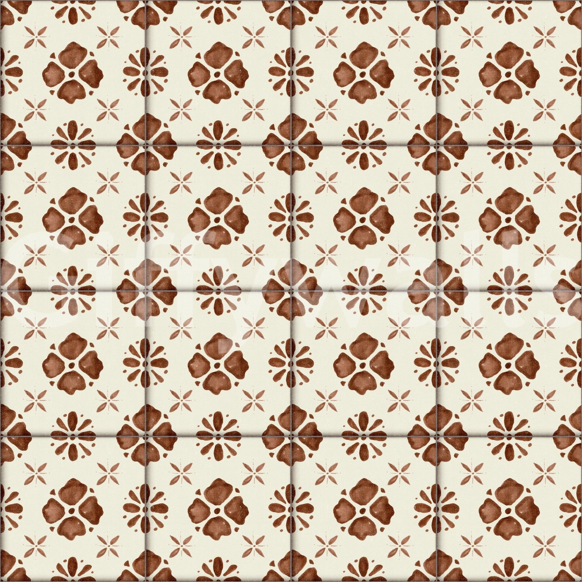 Vintage clay-tone wallpaper for cozy guest room walls, GD8387