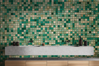 Faux Mosaic Wallpaper Mural - Giffywalls Tile-2