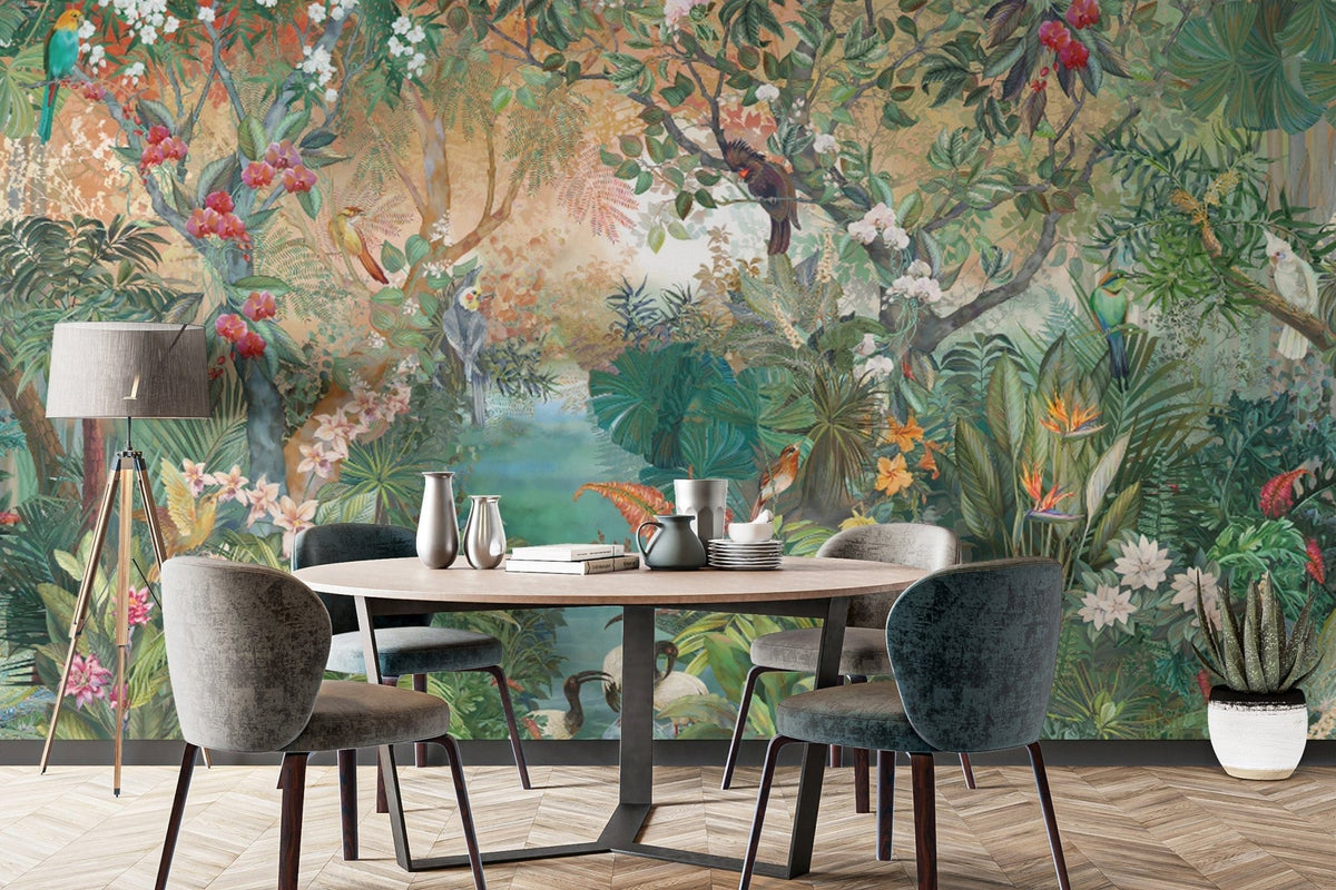 Birds in the Canopy Wall Mural B482
