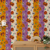 Festive Halloween Pattern haunted wallpaper for walls GD4021
