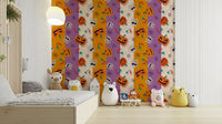 Festive Halloween Pattern graveyard wallpaper

