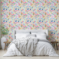 Colorful abstract wall mural

