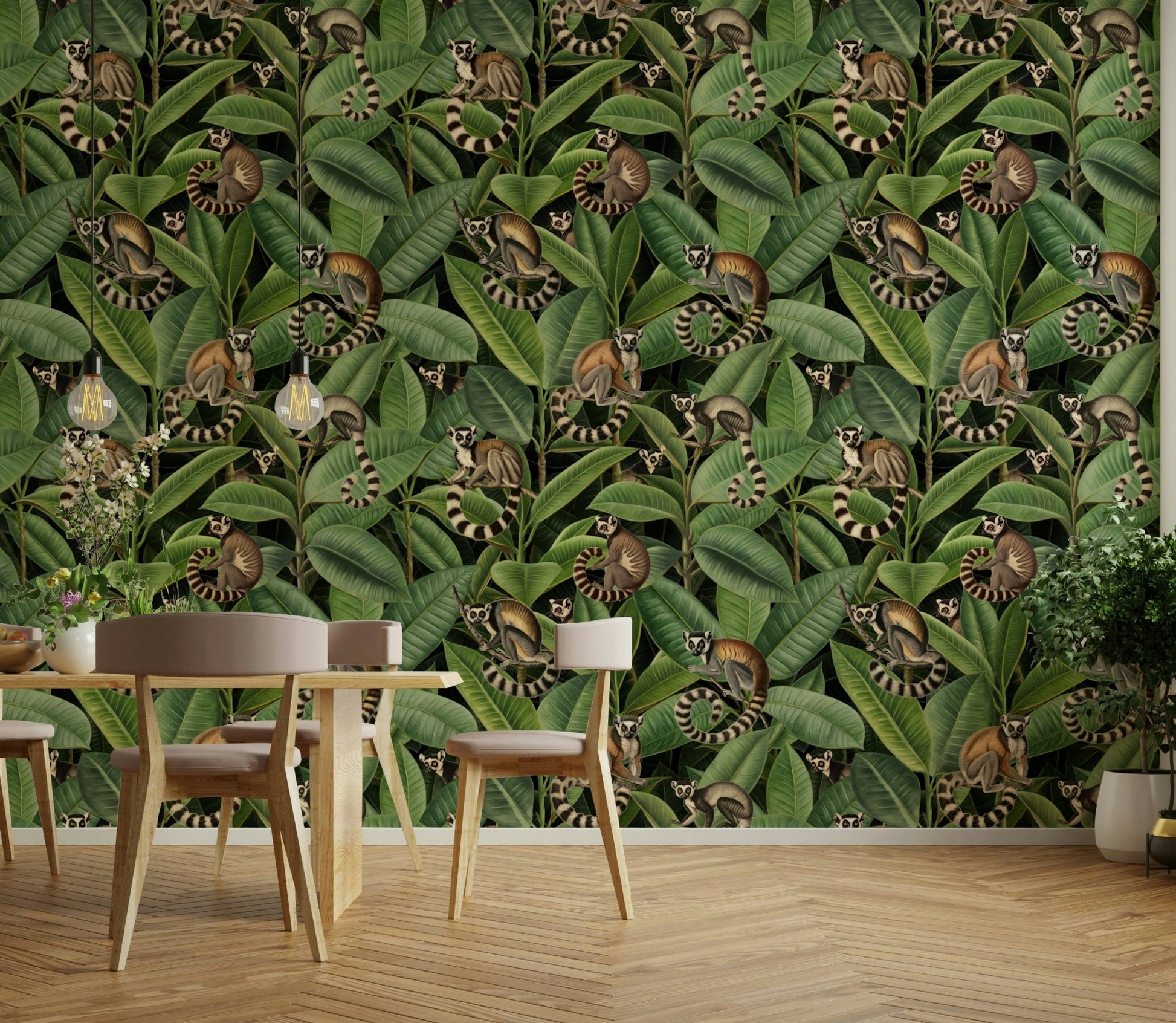 Wallpaper for walls with a playful, artistic feel

