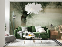 An artistic nature inspired mural for home decor., GD5571