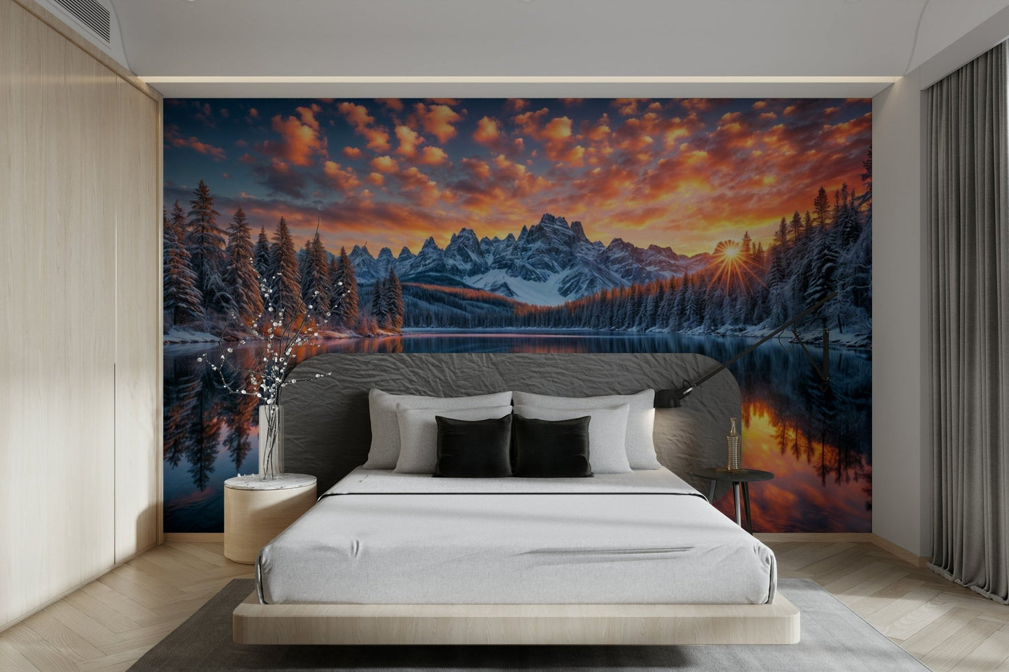 The composition is balanced and uncluttered.

