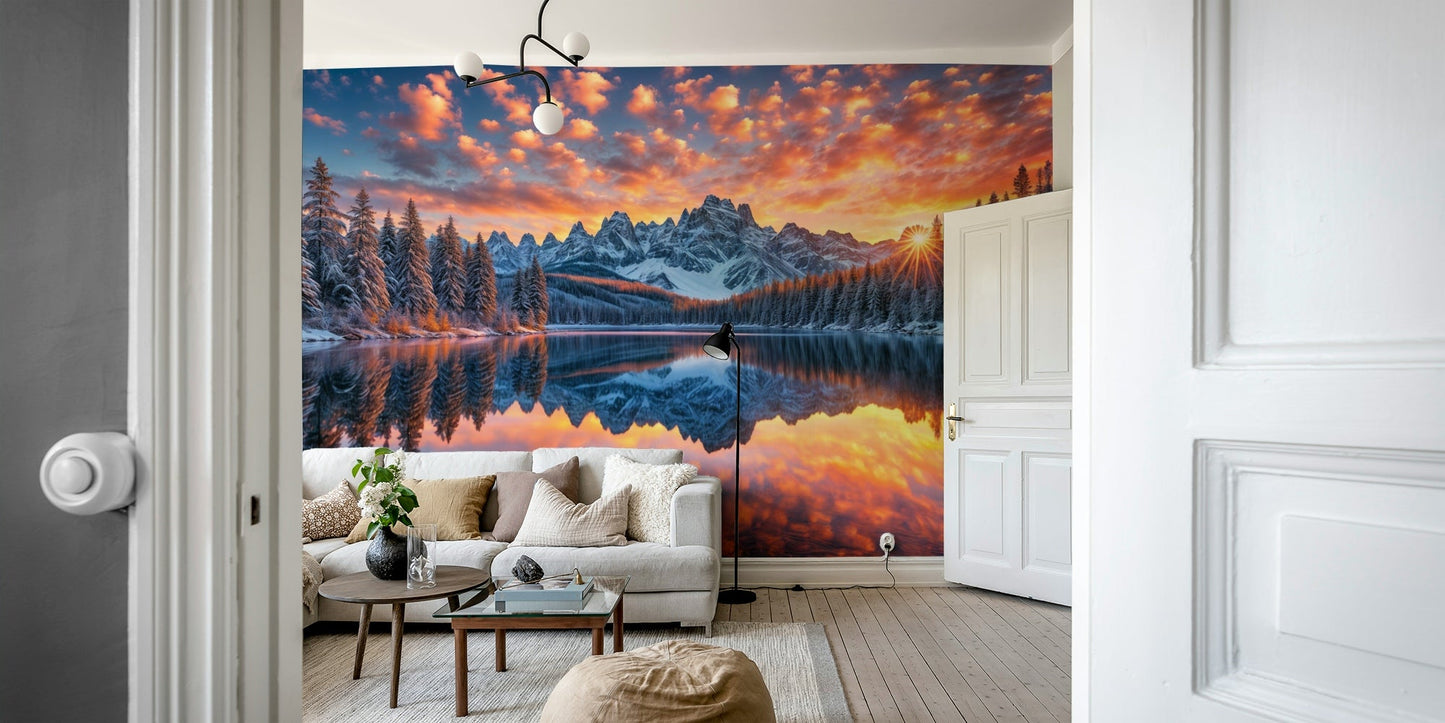 Bare trees or snow-covered ground are visible in the scene.

