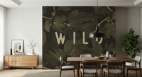 An artistic nature inspired mural for home decor.