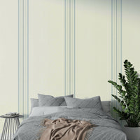 Fine stripes wallpaper in neutral tones
