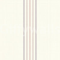 Striped wallpaper with vintage-inspired feel
