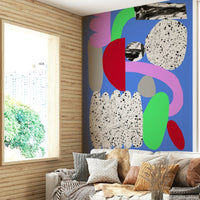 Artistic flakes wall mural for modern spaces


