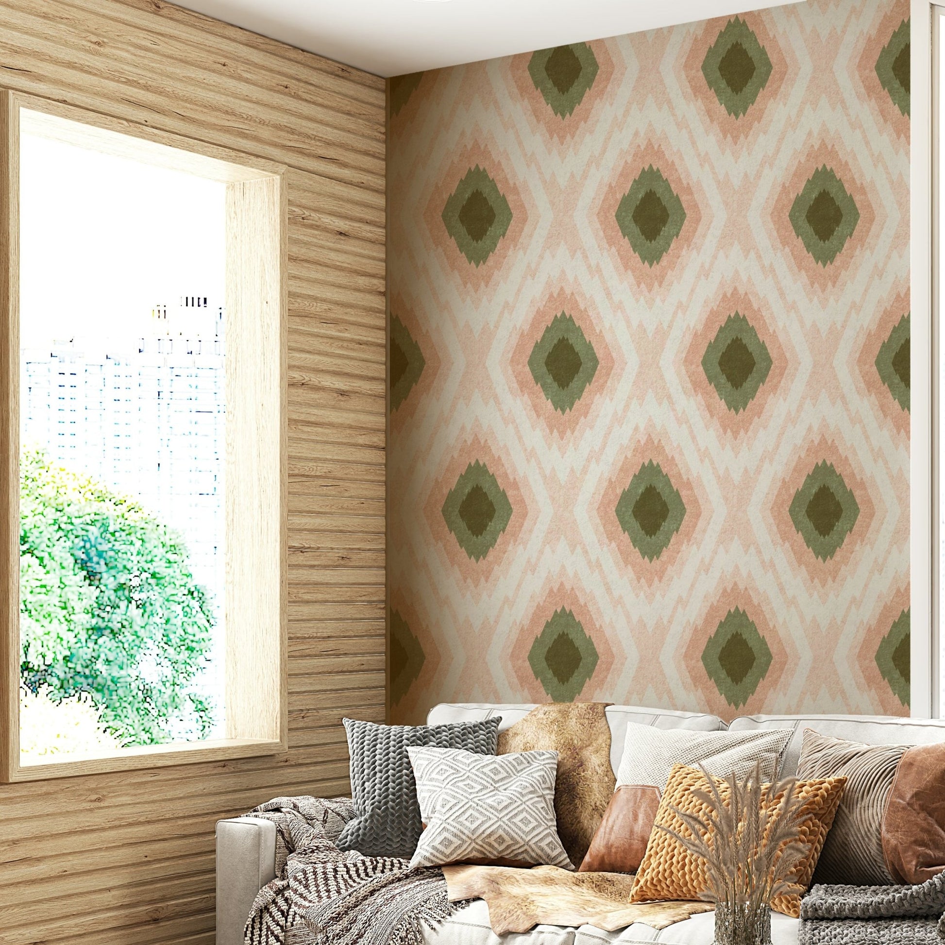 A vibrant and dynamic wallpaper pattern.
