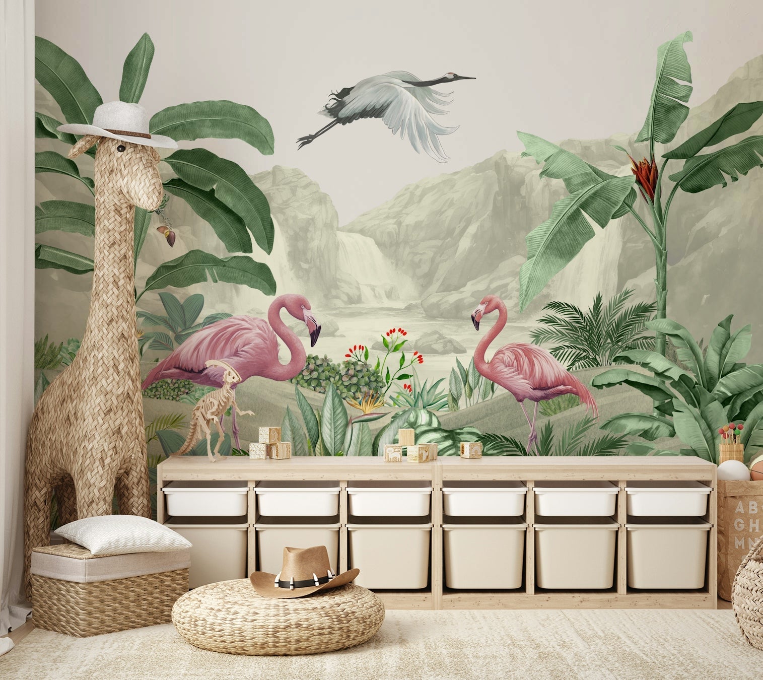 The style is artistic and painterly, not a photo.
