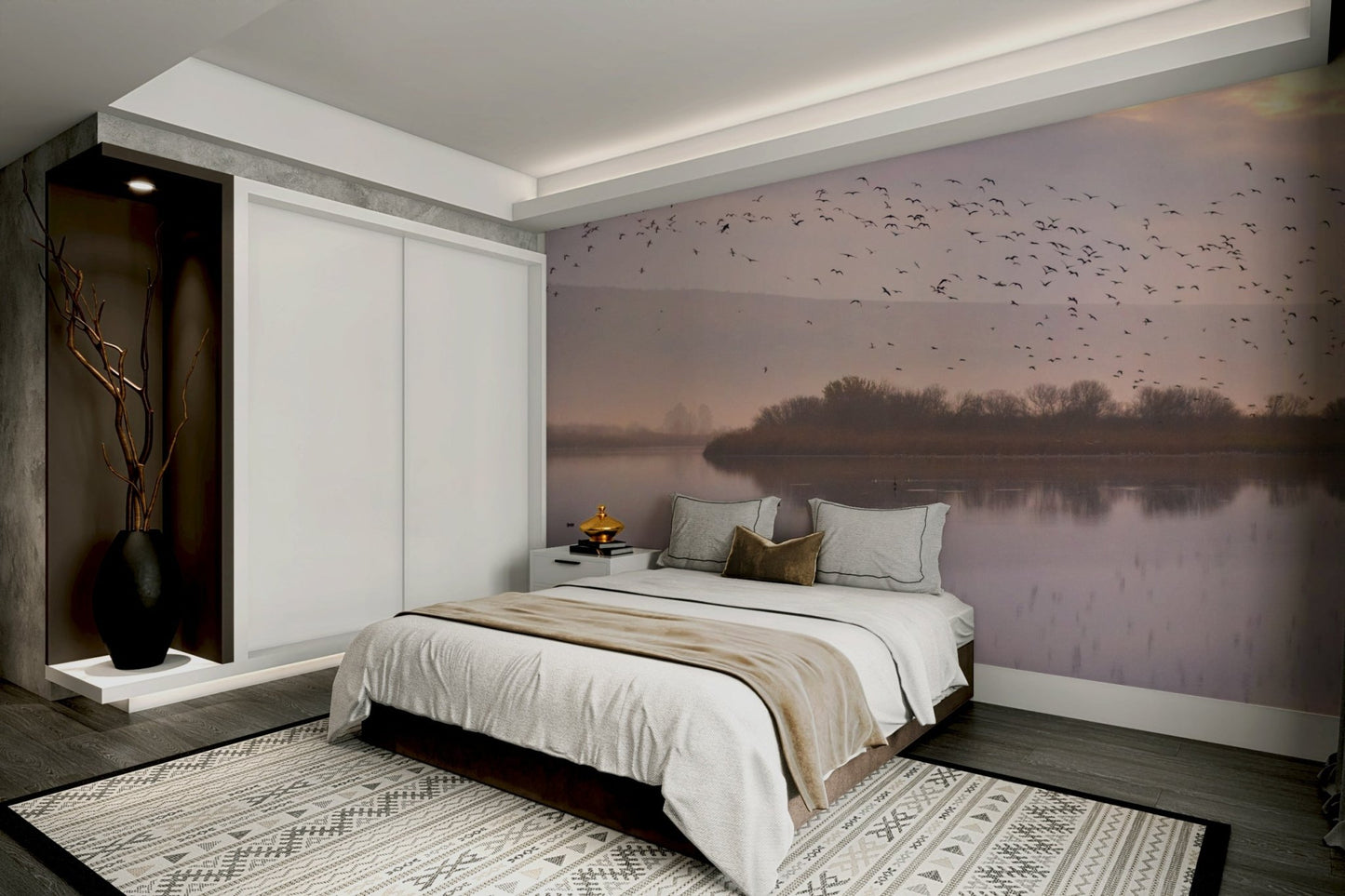 Dusk nature scene wallpaper
