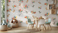 Floating feline fantasy wallpaper for kids. EP11
