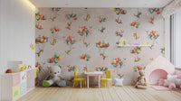 Cat-themed fantasy wallpaper for kids' decor. EP11

