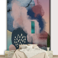 Dreamy floating mural for modern walls

