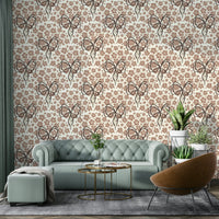 Bow tied floral wallpaper for walls

