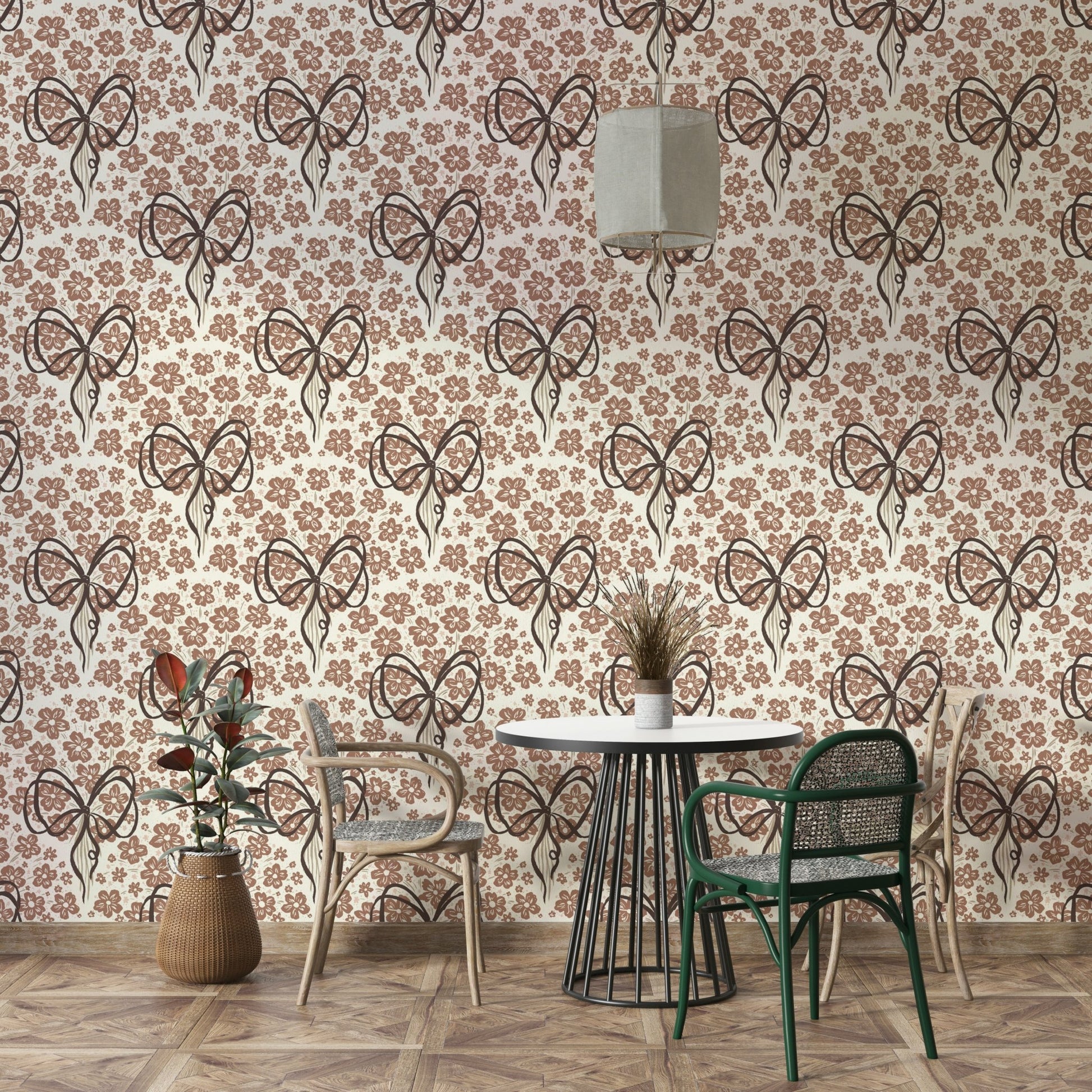 Floral bouquet wallpaper for rooms

