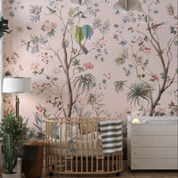 Pink Chinoiserie Floral Wallpaper
A490