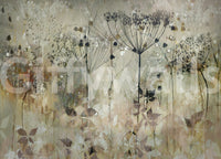 A high-quality serene flower wall mural for walls.