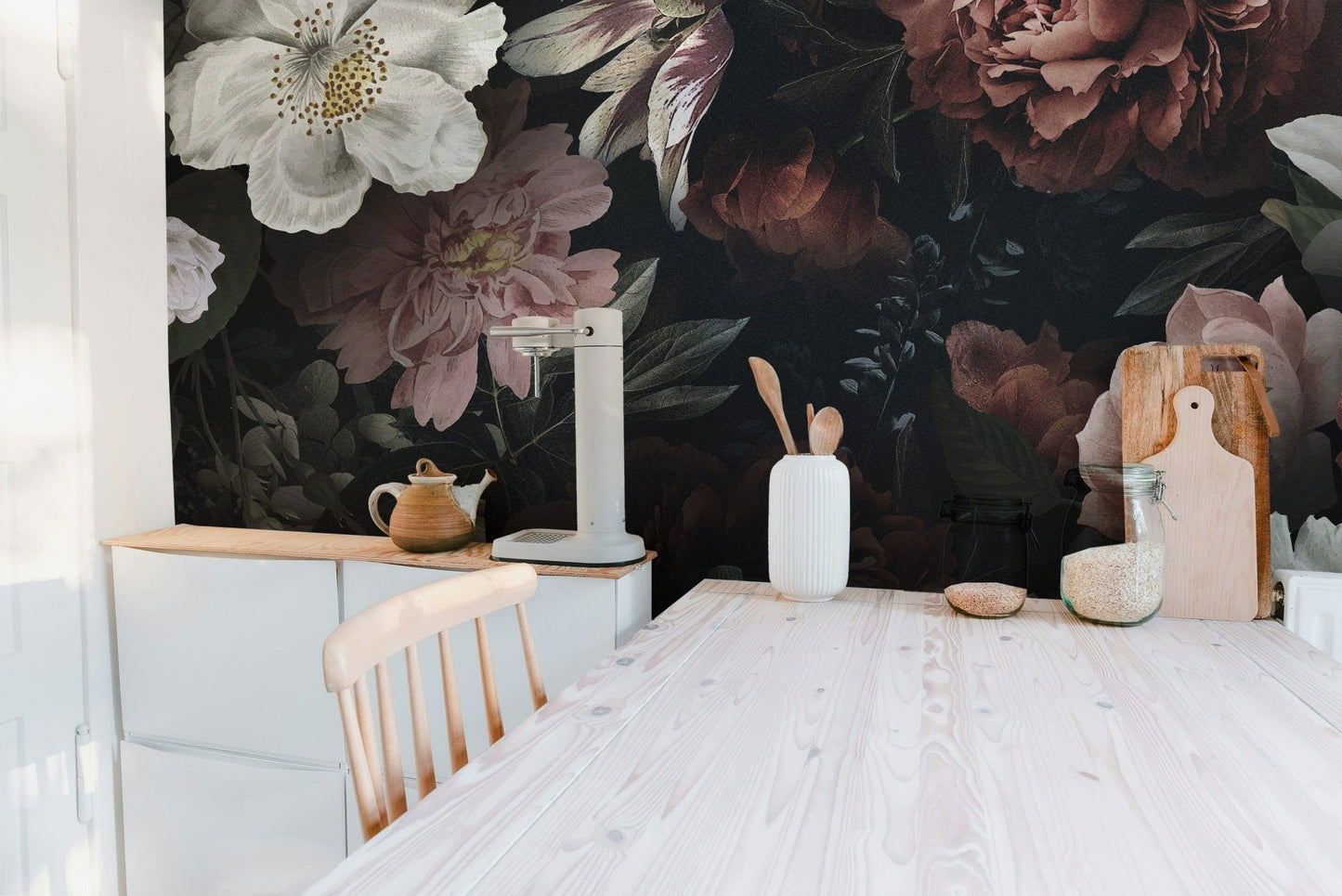 Floral Elegance Wall Mural - Giffywalls