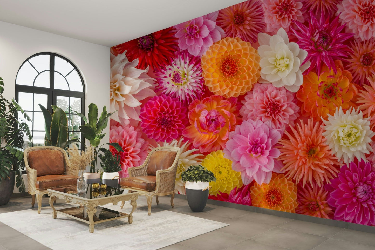 Floral Flourish Wall Mural