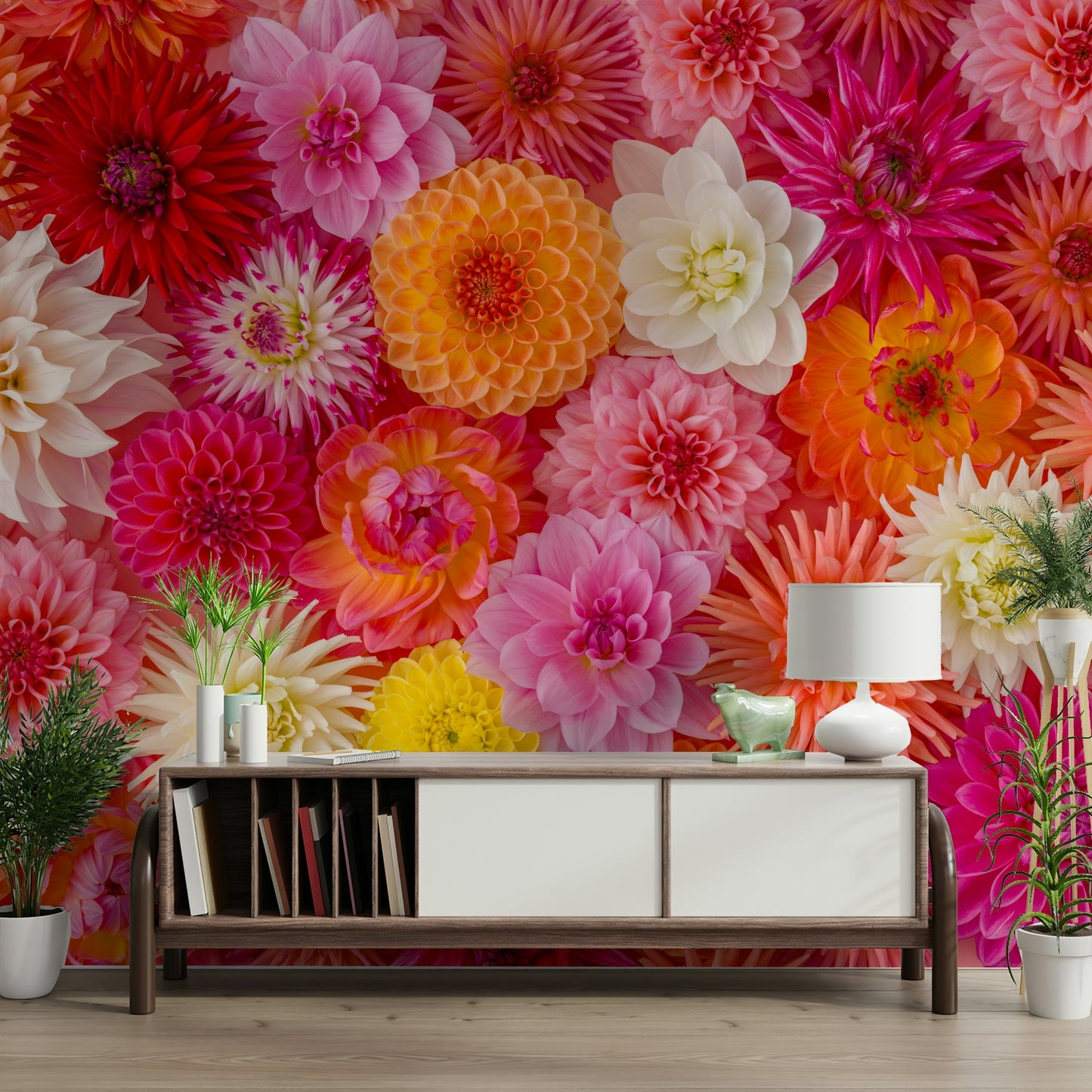 Floral Flourish Wall Mural