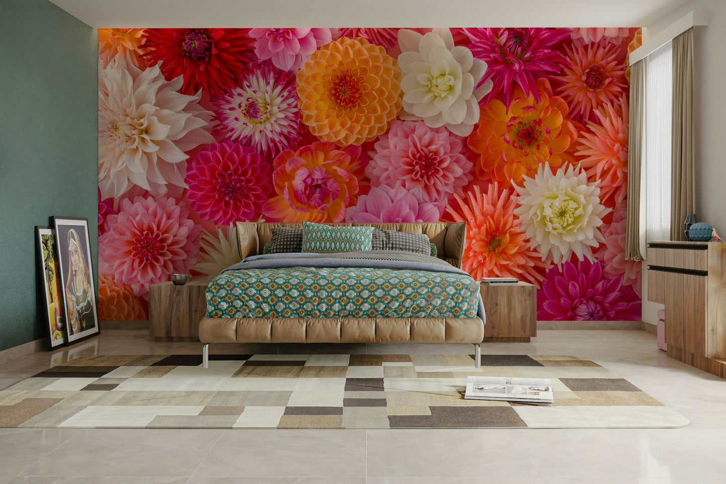 Floral Flourish Wall Mural