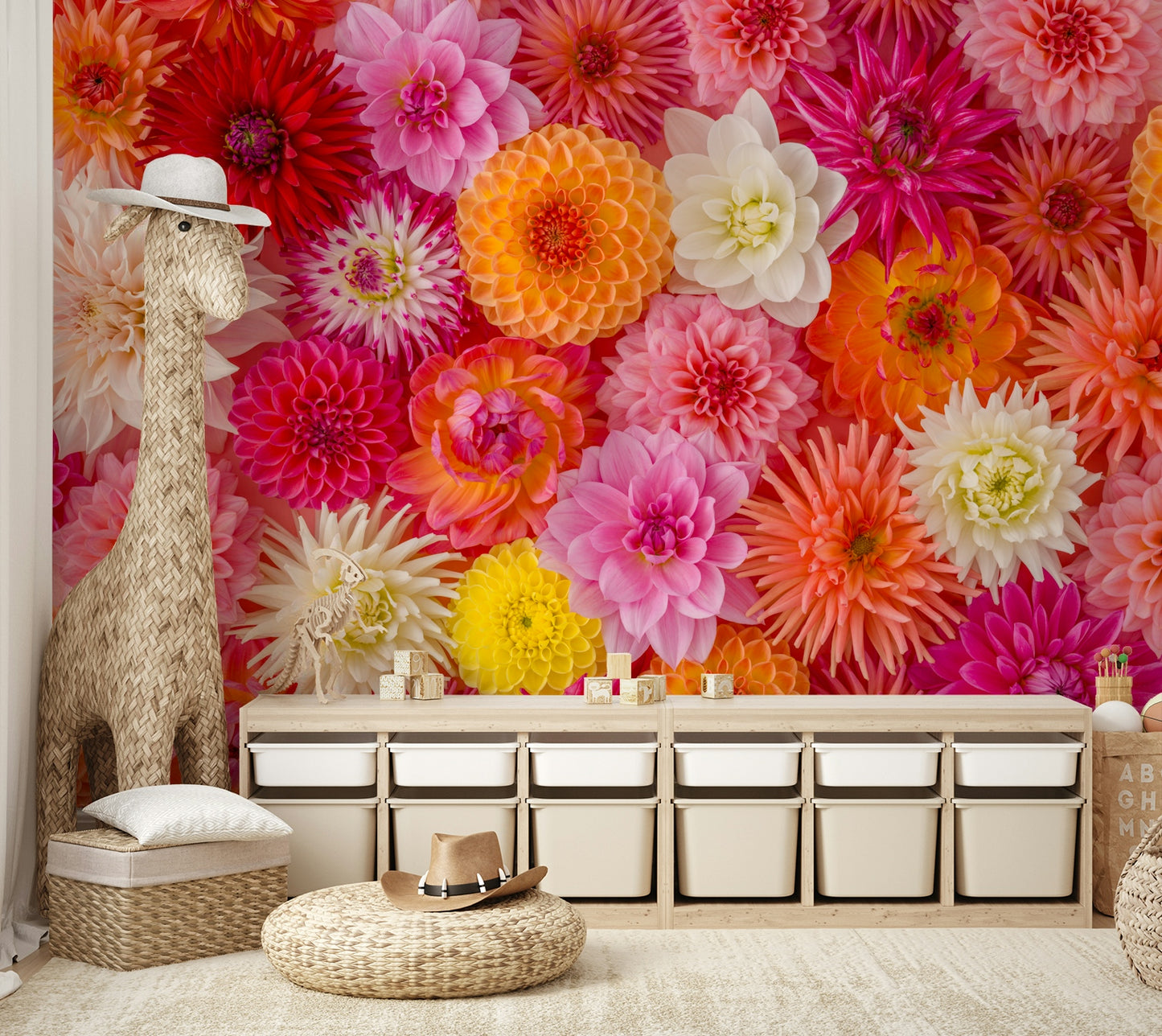 Floral Flourish Wall Mural