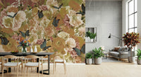 A serene tranquil flower wall mural for your decor.